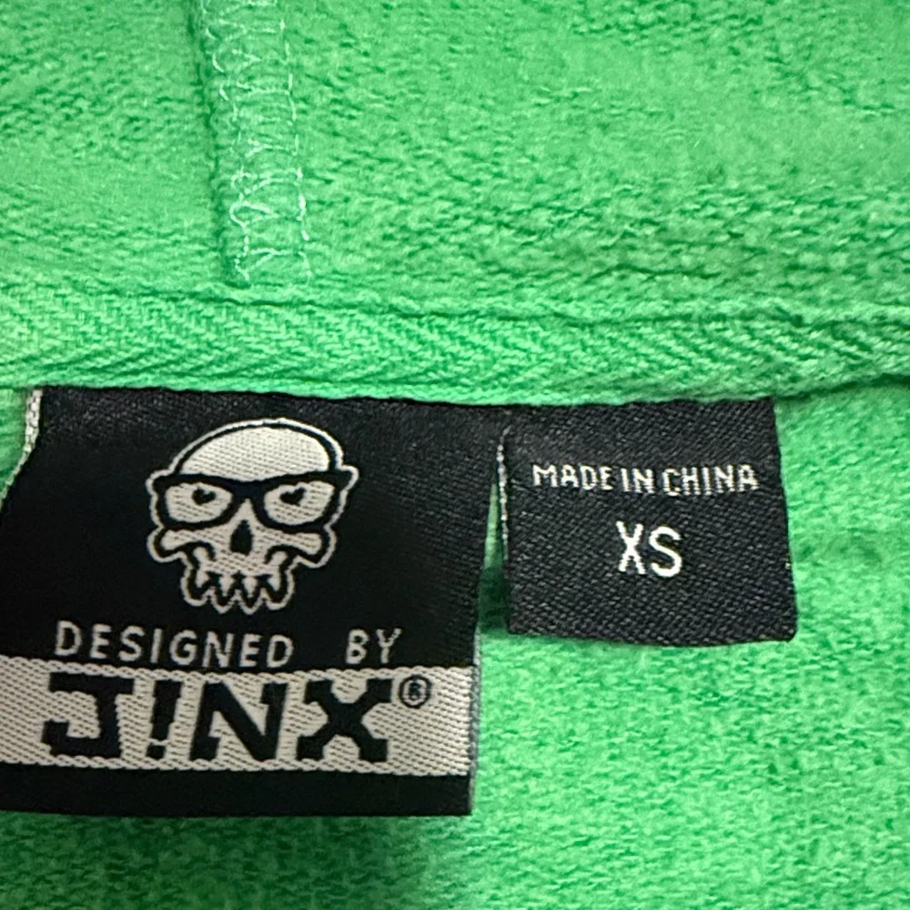 JINX Minecraft Kids Green Pixel Pattern Hoodie